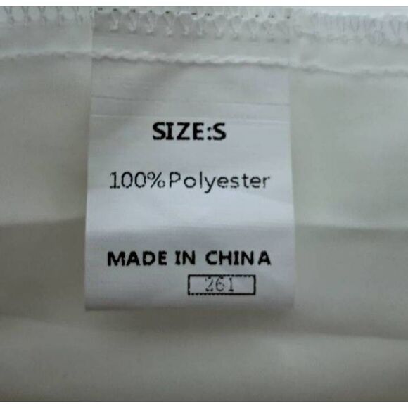 WHITE BOHO-INSPIRED DRESS W/LACE TRIM SZ.S NWOT. - Picture 8 of 9